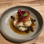 Heilbot Met Pata Negra en Morieljes