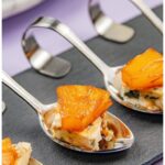 Teriyaki ananas met blauwe kaas