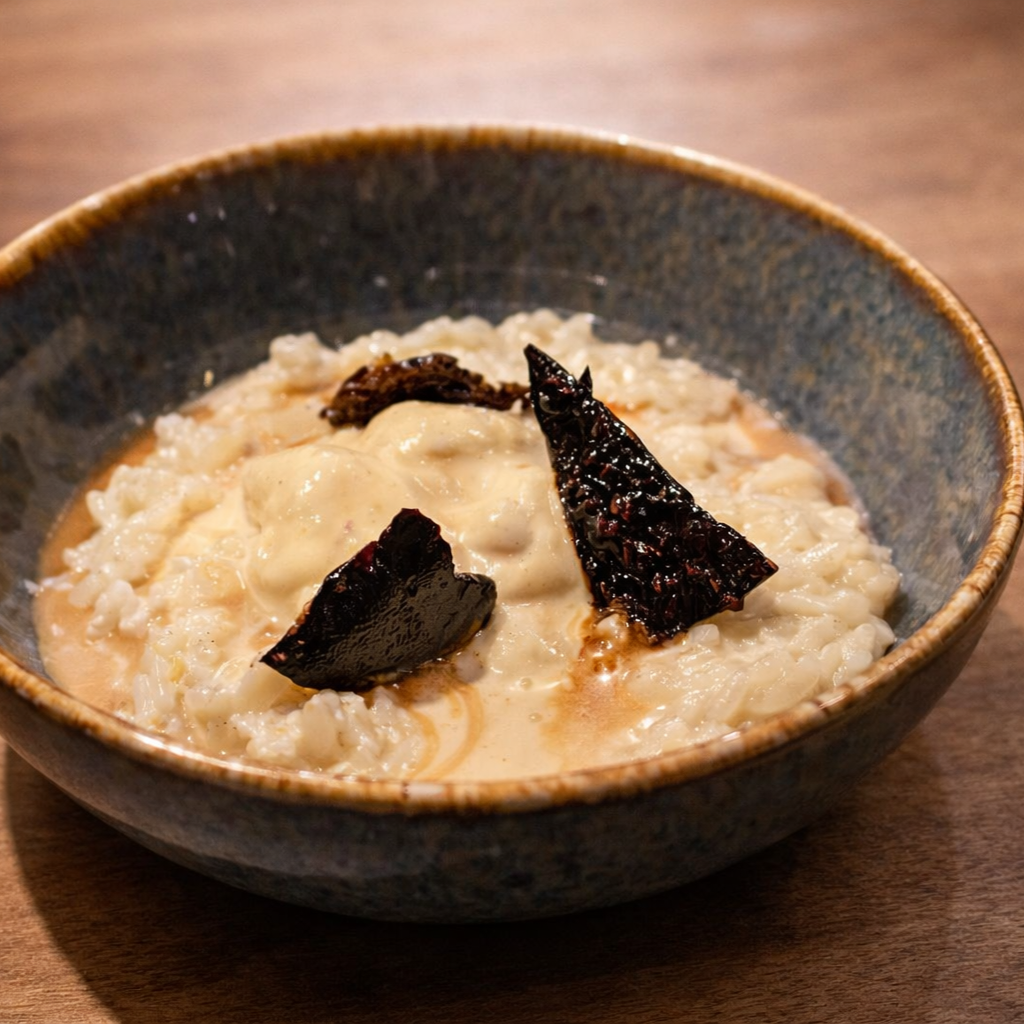 Risolatte traditioneel recept met risotto en koffie